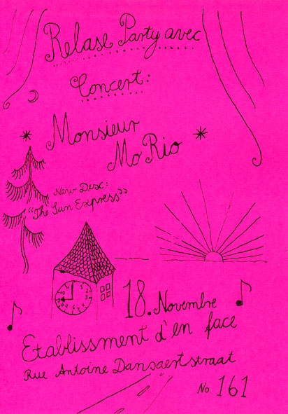 THE SUN EXPRESS INVITATION CARD BY ABEL AUER
THE SUN EXPRESS, CONCERT BY MONSIEUR MO RIO

