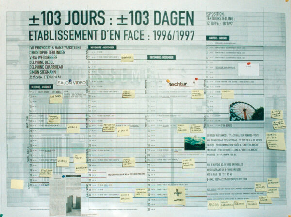 +- 103 JOURS IVO PROVOOST, HANS VANSTEENE, EMILIO LOPEZ-MENCHERO, VERA WEISGERBER, CHRISTOPHE TERLINDEN, DELPHINE BEDEL, SIMONA DENICOLAI, SIMON SIEGMANN, DELPHINE CHARRUEAU, ALAIN GERONEZ -
+ OU - 103 JOURS