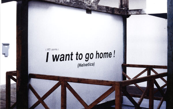 I WANT TO GO HOME ! FRANCK SCURTI -
I WANT TO GO HOME !