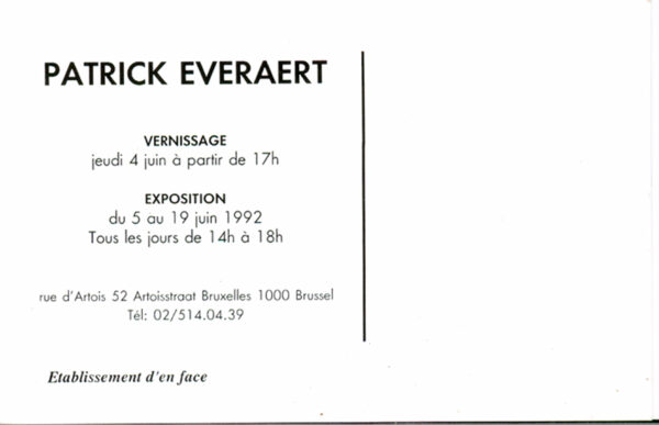  PATRICK EVERAERT