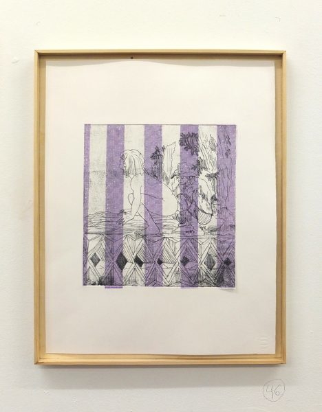 IL NUOVO III NORA KAPFER, WITHOUT TITLE, 2017 - etching and chine colle on paper - Edition of 3, each unique - 300,00 EUR
